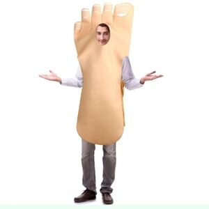 Skicuff Foot Halloween Costume Dress up Cosplay Outfit for Adult Men Women Funny